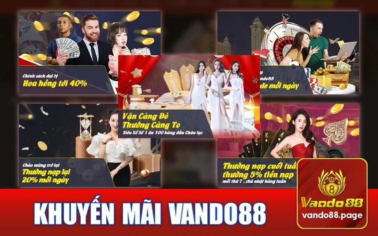 Các Chương Trình Khuyến Mãi Nhà Cái Vando88 Mới Nhất Và Cách Thức Tham Gia